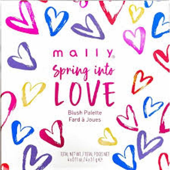 MALLY Spring Into Love Blush Palette Compact - Picture 1 of 6